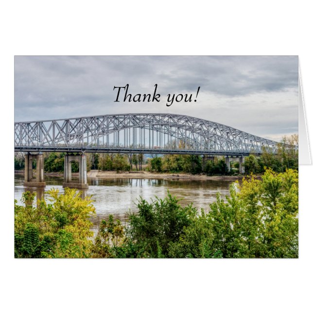 Jeff City Bridge Thank you Card (Front Horizontal)