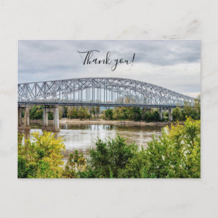 Jeff City Bridge Thank you Postcard
