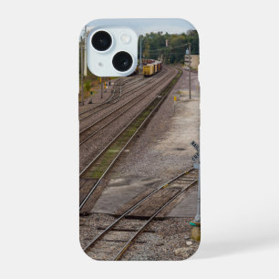 Jeff City Railroad Tracks iPhone 15 Case