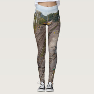 Jeff City Railroad Tracks Leggings