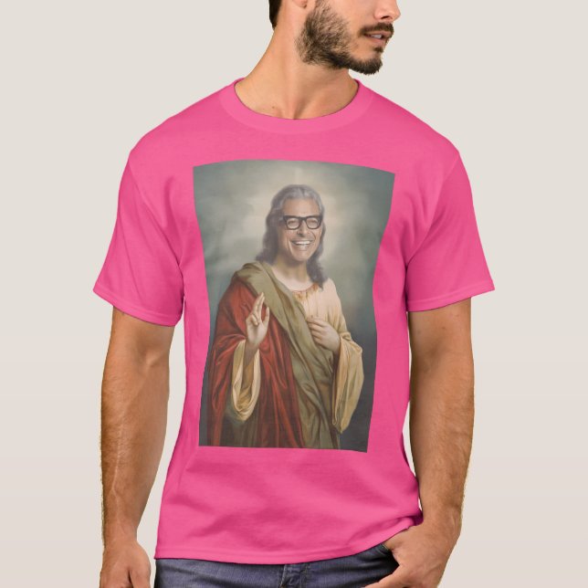 Jeff Goldblum (Jesus) T-Shirt (Front)