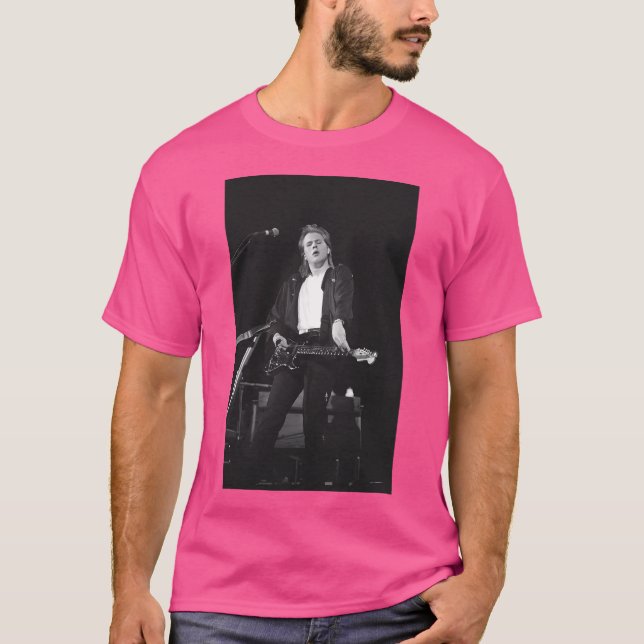 Jeff Healey Bw Photograph T-Shirt (Front)