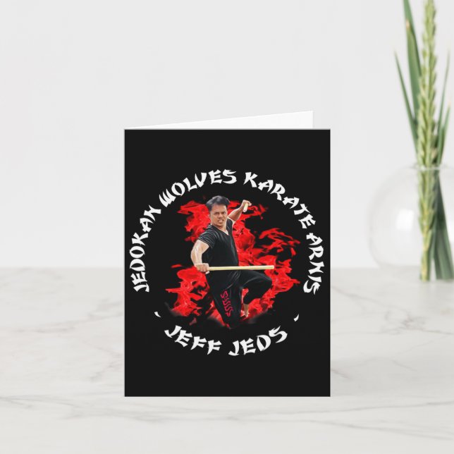 Jeff Jeds Karate Arnis Jedokan  Card (Front)