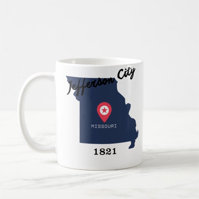 Jefferson City coffee mug  (Left)