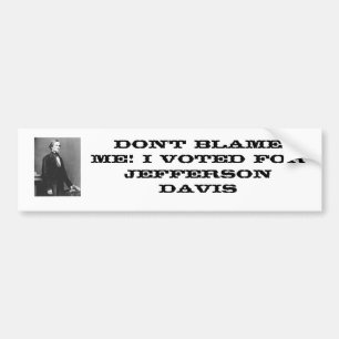 Jefferson Davis Bumper Sticker