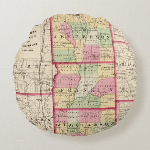 Jefferson, Franklin, Williamson counties Round Cushion