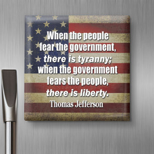 Jefferson: Liberty vs. Tyranny Magnet