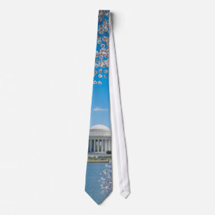 Jefferson Memorial in Spring Tie