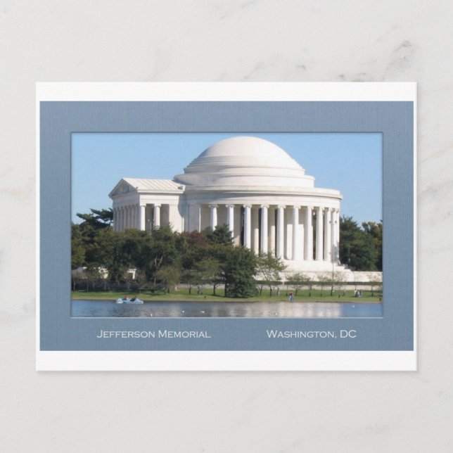 Jefferson Memorial Post Card (Front)