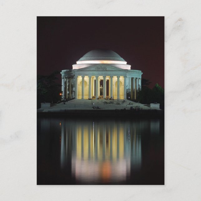 Jefferson Memorial Postcard (Front)