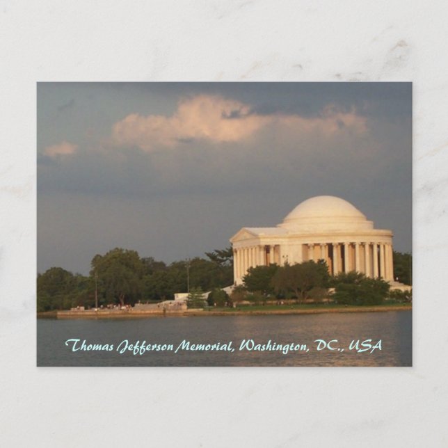 Jefferson Memorial Postcard (Front)