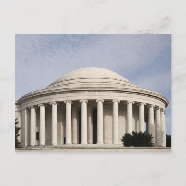 Jefferson Memorial Postcard (Front)