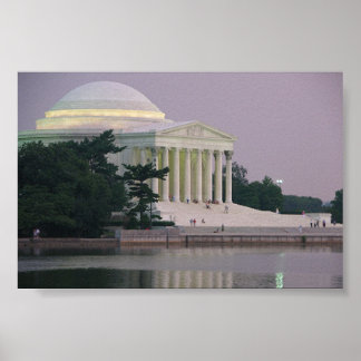 Jefferson memorial poster