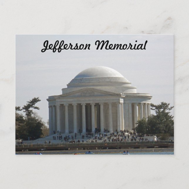 Jefferson Memorial Washington DC 001 Postcard (Front)