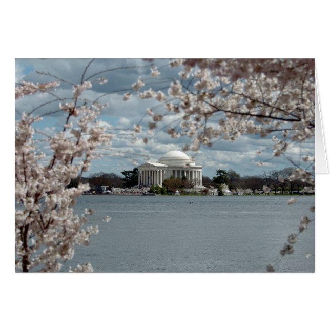 Jefferson Memorial with Cherry Blossoms (Front Horizontal)