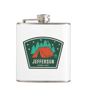 Jefferson National Forest Camping Hip Flask
