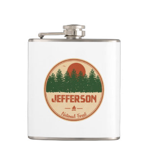 Jefferson National Forest Hip Flask