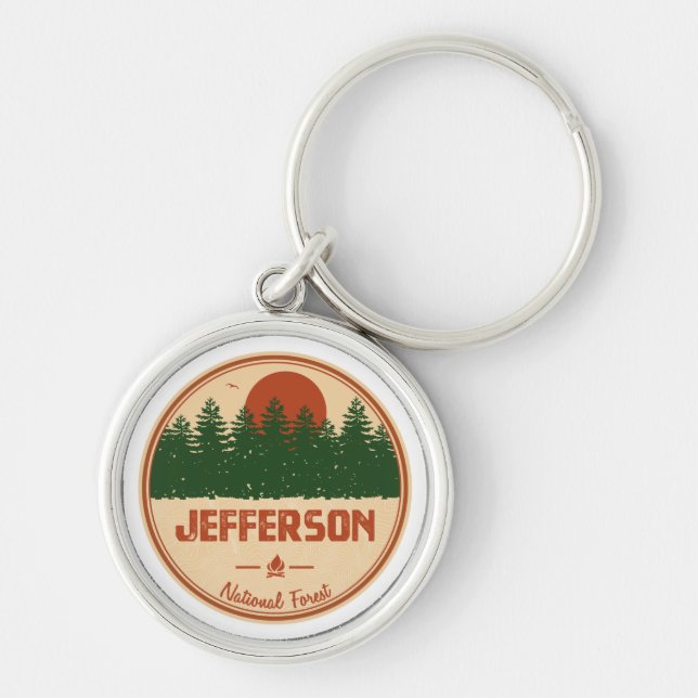 Jefferson National Forest Key Ring (Front)