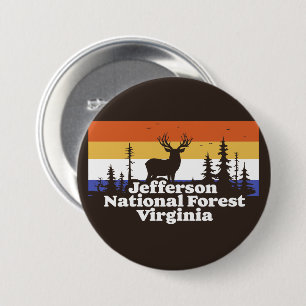 Jefferson National Forest Virginia 7.5 Cm Round Badge