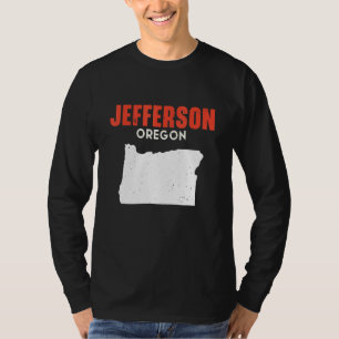 Jefferson Oregon USA State America Travel Oregonia T-Shirt