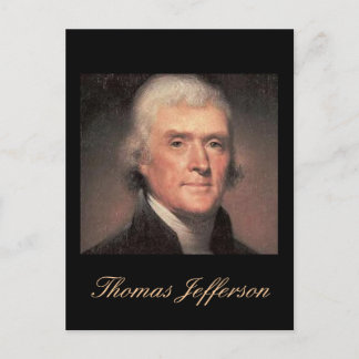 Jefferson quote Postcard