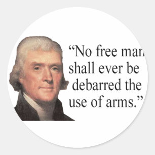 Jefferson Quote sticker