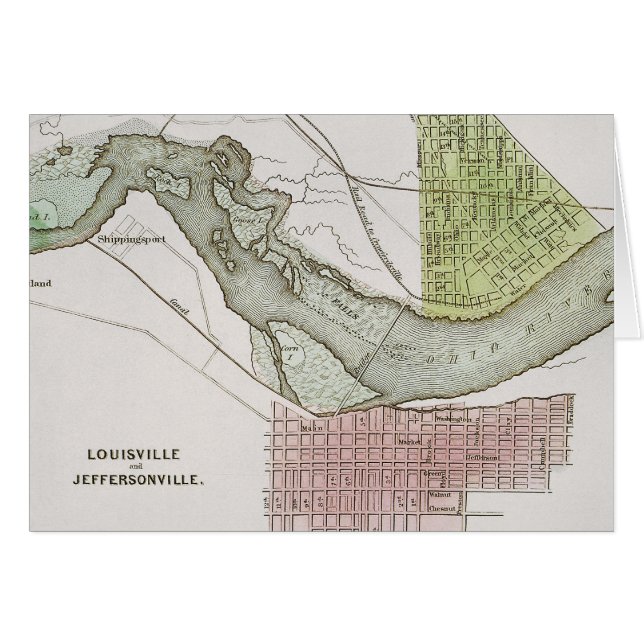 JEFFERSONVILLE, INDIANA: MAP (Front Horizontal)