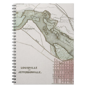 JEFFERSONVILLE, INDIANA: MAP NOTEBOOK