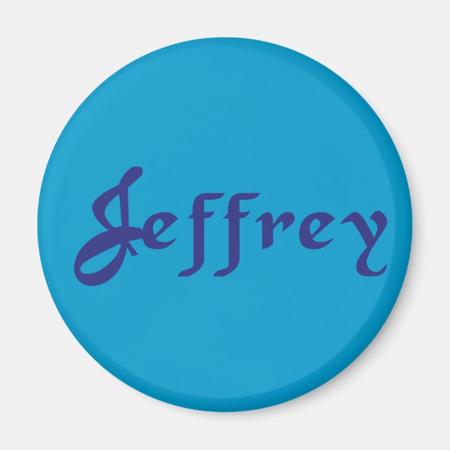 Jeffrey Magnet (Front)