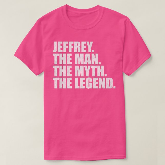 JeffreyJeffrey Name Jeffrey given name T-Shirt (Design Front)