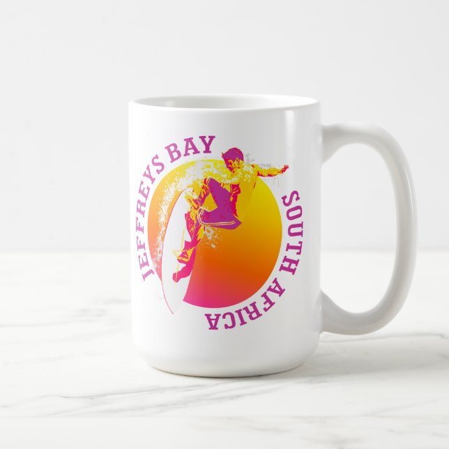 Jeffreys Bay -S Africa Coffee Mug (Right)