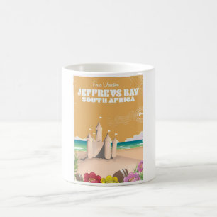 Jeffreys Bay South Africa vintage travel poster Coffee Mug