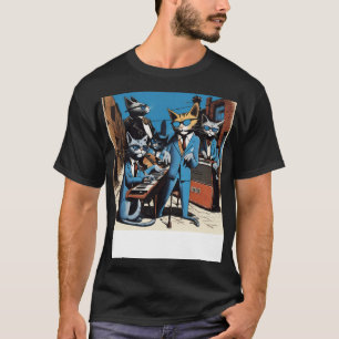 Jeffy and The Alley Cats a Blues from the 1960s ma T-Shirt