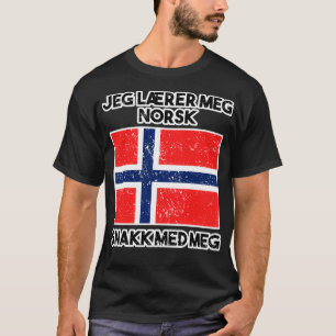 Jeg Lrer Meg Norsk Learning Norwegian T-Shirt