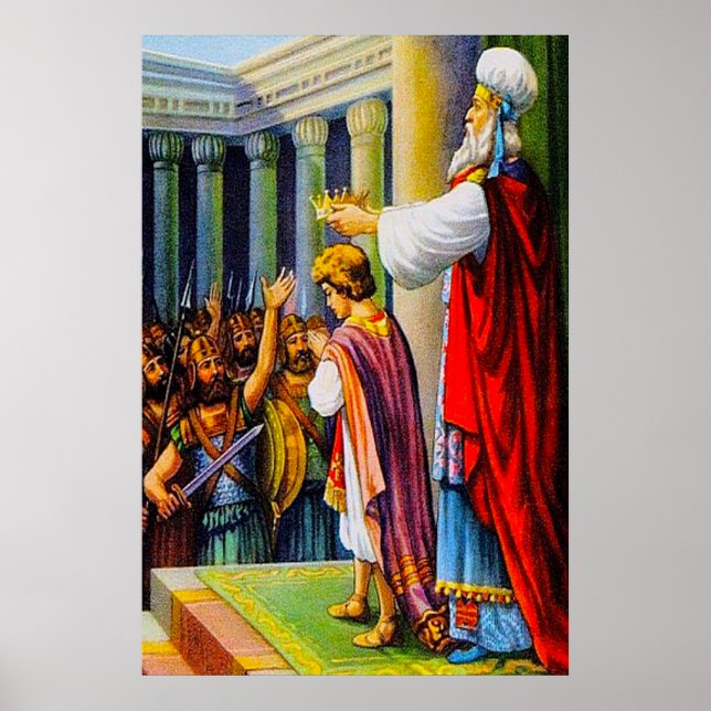 Jehoiada Crowns Joash 2 Kings 11 poster (Front)