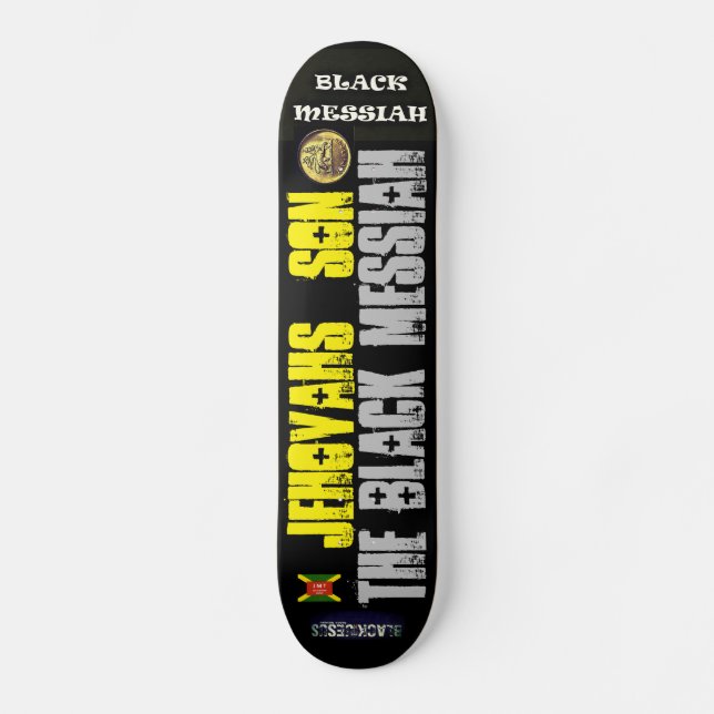 JEHOVAH BLACK MESSIAH JMT Skateboard (Front)