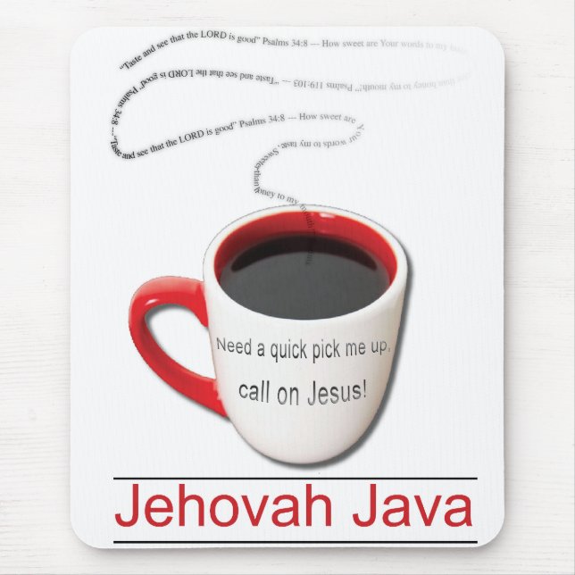 Jehovah Java Mouse Mat (Front)