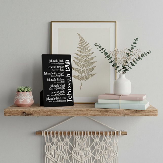 Jehovah names plaque (Creator Uploaded)