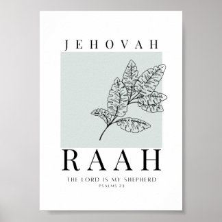 Jehovah Raah Printable Poster