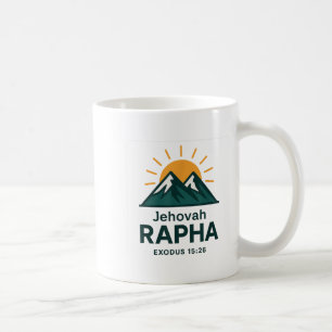 Jehovah Rapha Christian Faith Mountain Bible Verse Coffee Mug