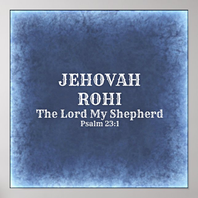 Jehovah Rohi Poster (Front)