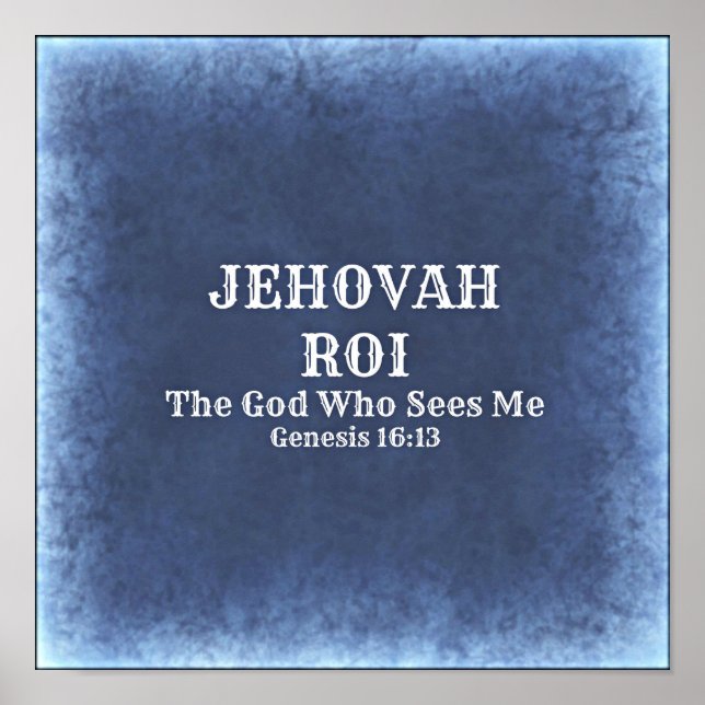 Jehovah Roi Poster (Front)