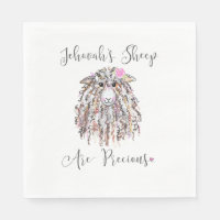 “Jehovah’s Sheep Are Precious” Napkins