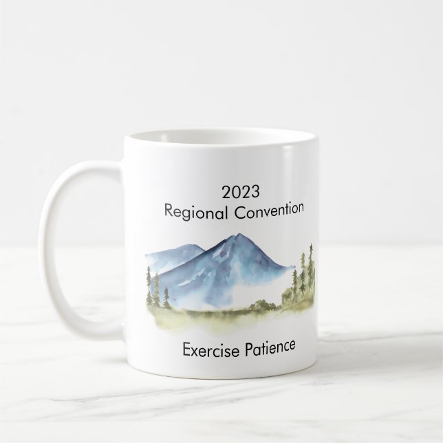 Jehovah Witness exercise patience 2023 custom name Coffee Mug (Left)