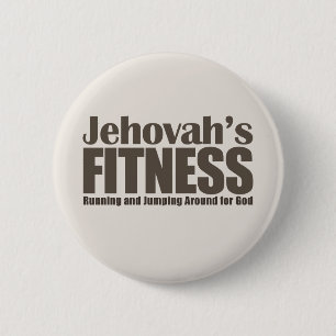 Jehovah's Fitness 6 Cm Round Badge