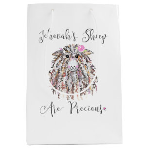 “Jehovah's Sheep Are Precious” Medium Gift Bag