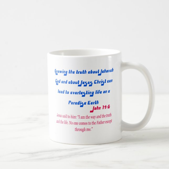 Jehovah's Witness John14-6 Coffee Mug (Right)