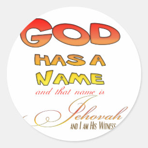 Jehovah's Witness Shirt Classic Round Sticker