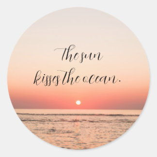 Jeju 02 | ]Stickers Classic Round Sticker