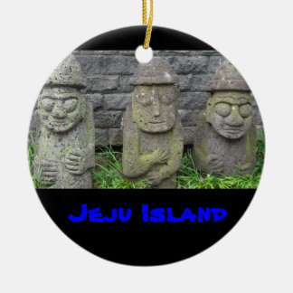Jeju Grandfathers, Jeju Island Ceramic Tree Decoration